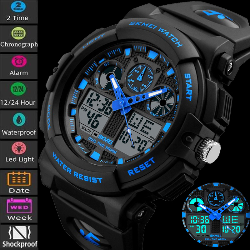 Outdoor Lighting For Steps - 2017 Nieuwe SKMEI Mannen Sport Horloges