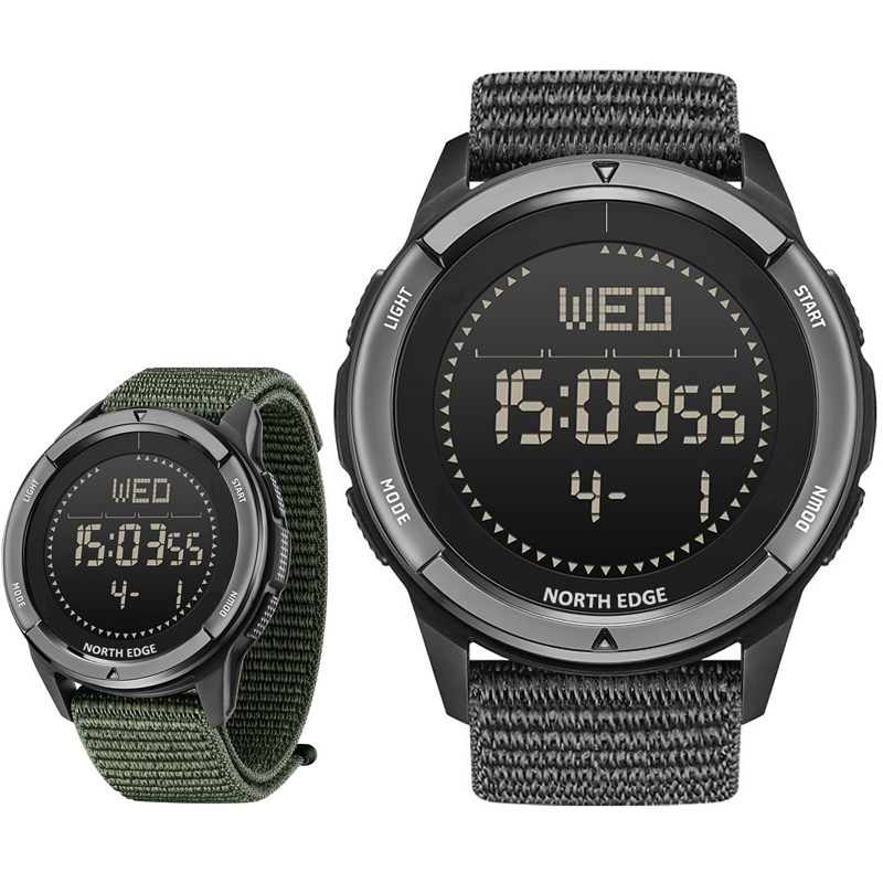 Outdoor Lighting For Steps - Digitaal herenhorloge Sport Superlicht buitenkompas Stappenteller