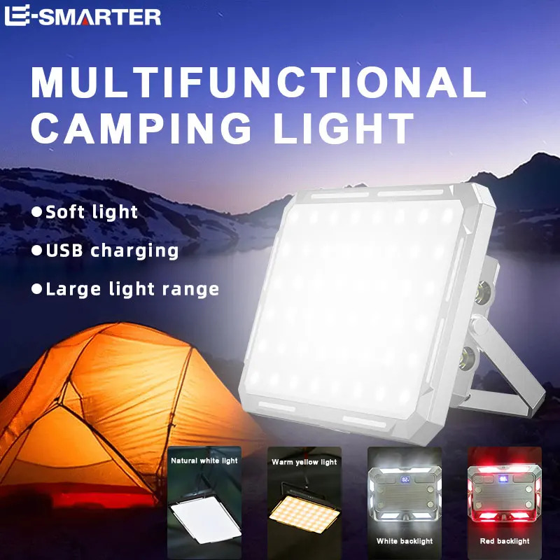 Hanging Outdoor Lighting - LED-campingtentlicht Oplaadbaar zoeklicht Krachtige noodverlichting voor
