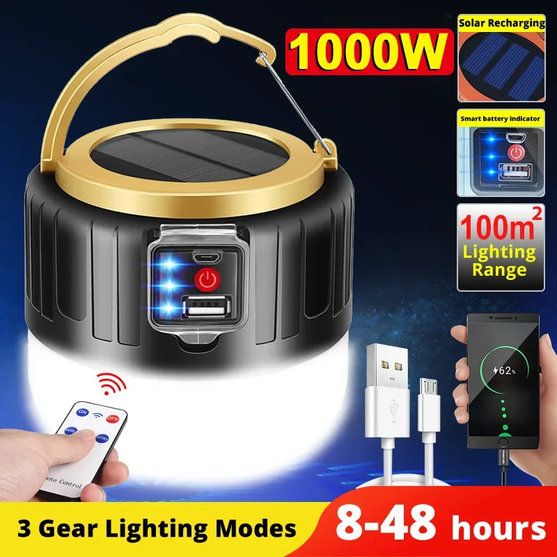Outdoor Lighting Led Fixtures - LED-campinglamp op zonne-energie Power Bank-campinglantaarns met