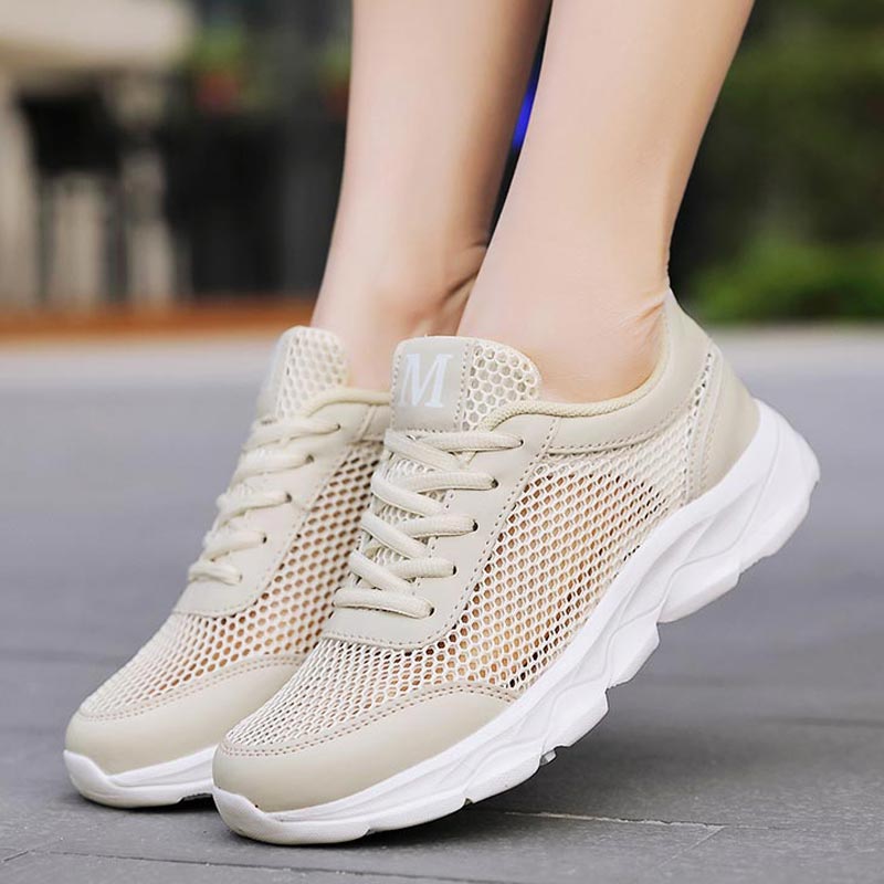 Outdoor Lighting On House Ideas - Zomer Ademende Sneakers Vrouwen Mesh Dames