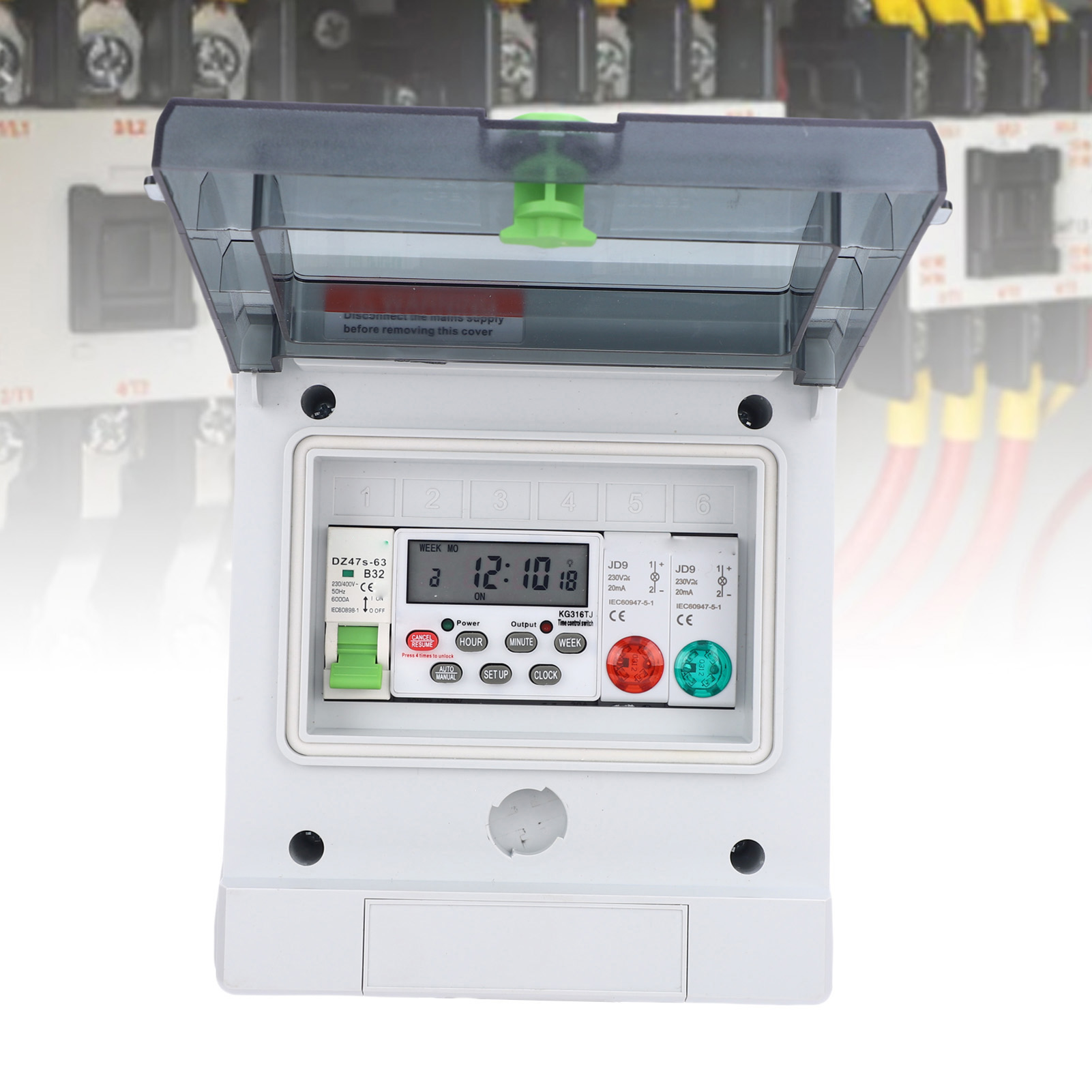 Outdoor Lighting Timer Switch - Outdoor waterdichte verdeelkast 32A elektrische tijdschakelaar