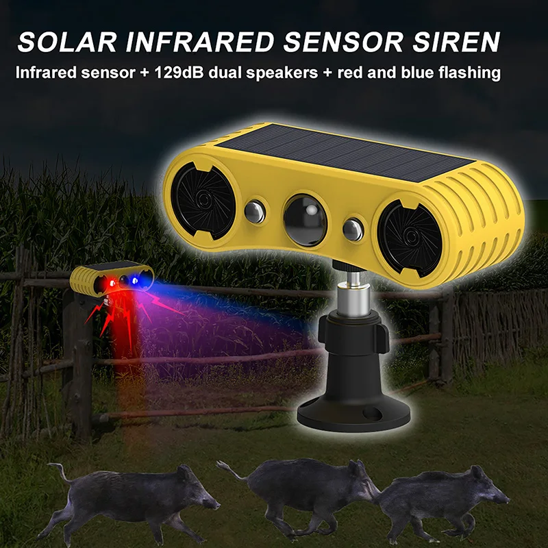 Outdoor Lighting Led Fixtures - Solar Motion Sensor Alarm LED Rood