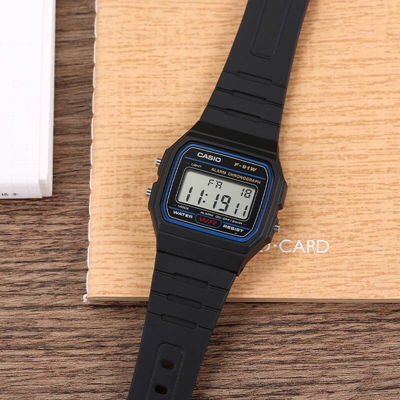 Outdoor Lighting For Steps - Casio F-91W-1 Fashion Retro klein vierkant