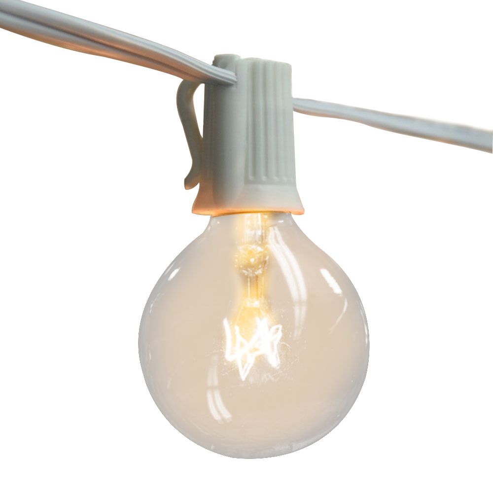 Outdoor Lighting Globes - Vintage G40 heldere lampjes lichtsnoer 8M