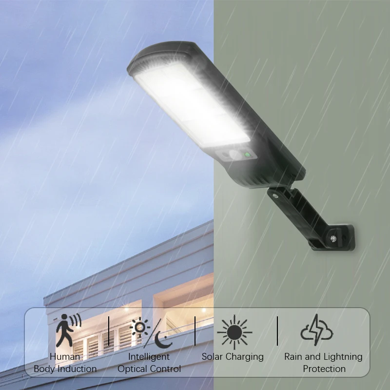 Outdoor Lighting Timer Switch - LED-lampen op zonne-energie, buitenwandlampen, slimme lichtsensoren