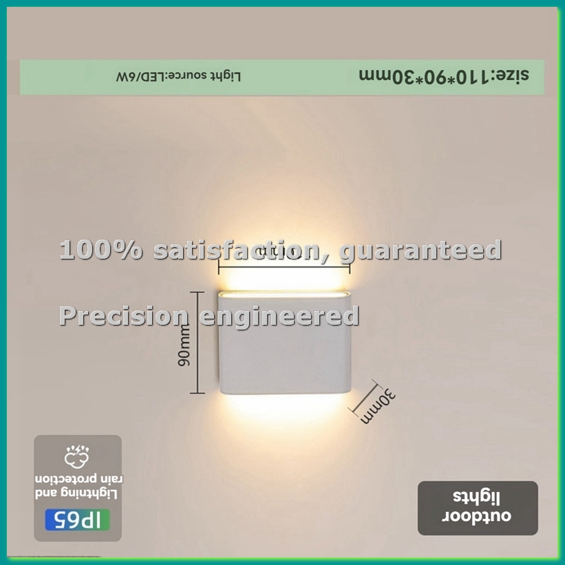 Outdoor Lighting Led Fixtures - LED-wandlamp Waterdichte buitenwandlamp Binnenwandverlichtingsarmaturen Woonkamer Slaapkamer