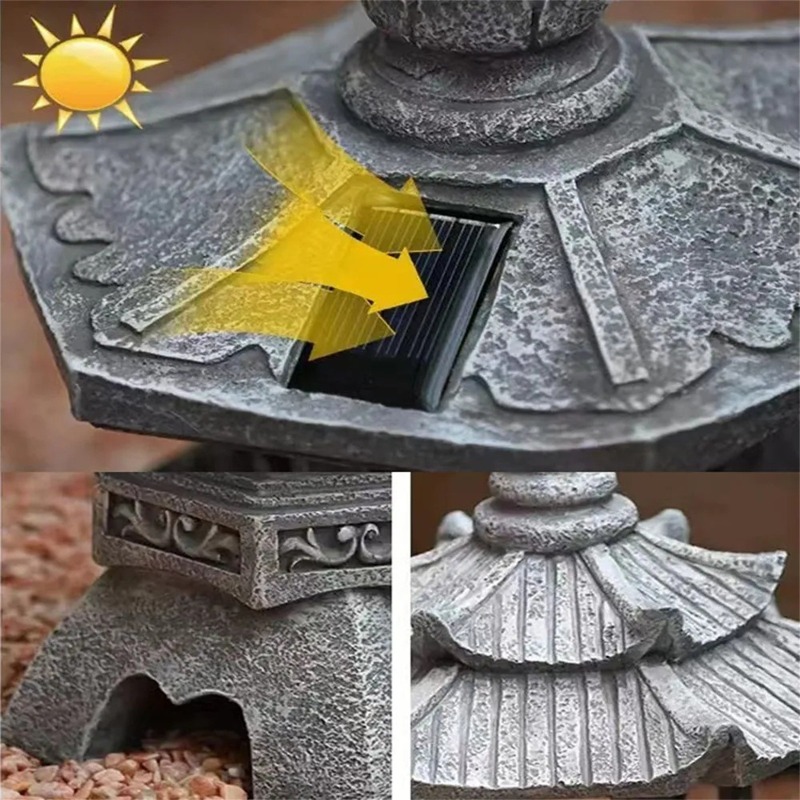 Pagodestatues Buitenverlichtin - Outdoor Zen Lighting recensie en prijs