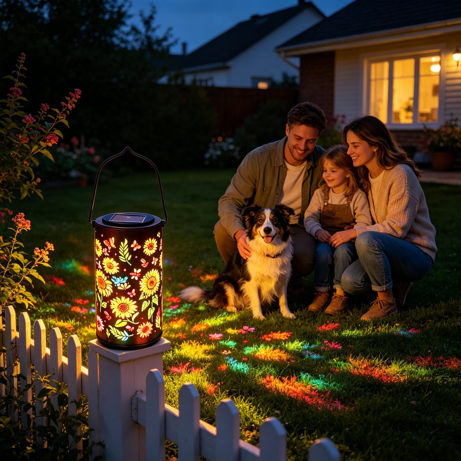 Zonnebloem zonnelantaarn weerb - Outdoor Lighting Yard recensie en prijs