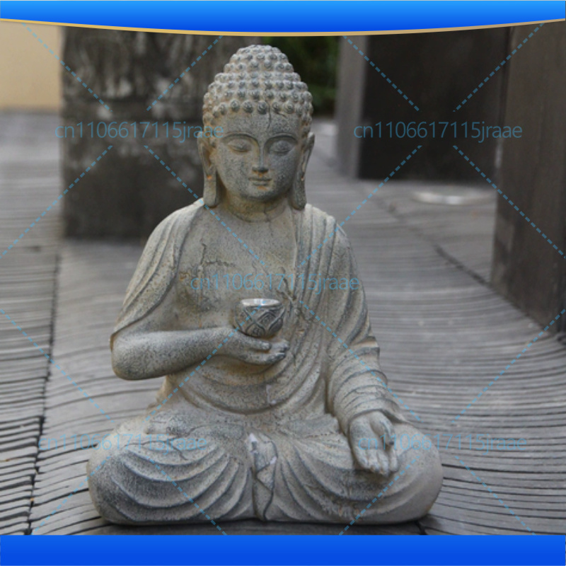 Zen-tuin decoratie hars Boeddh - Outdoor Zen Lighting recensie en prijs