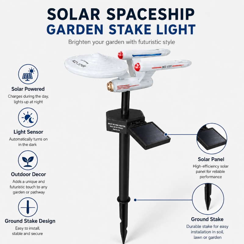 Star Trek USS Enterprise Solar - Outdoor Lighting Led Fixtures recensie en prijs
