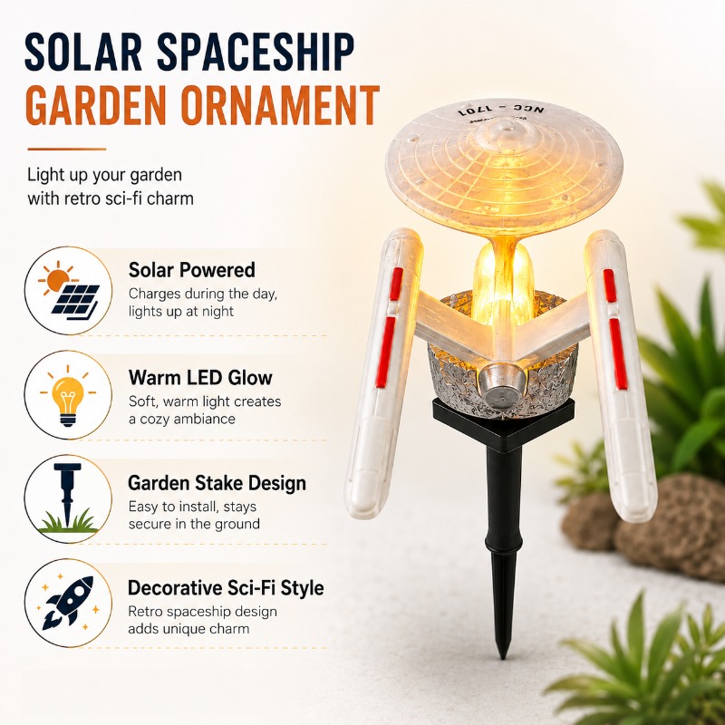 Star Trek USS Enterprise Solar - Outdoor Lighting Led Fixtures recensie en prijs