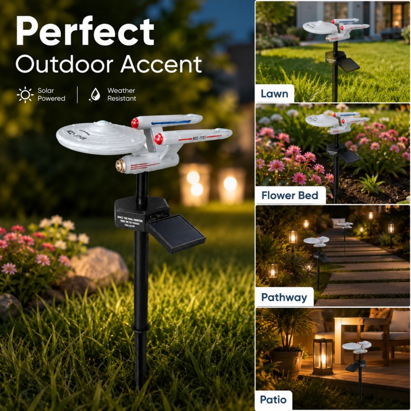 Star Trek USS Enterprise Solar - Outdoor Lighting Led Fixtures recensie en prijs
