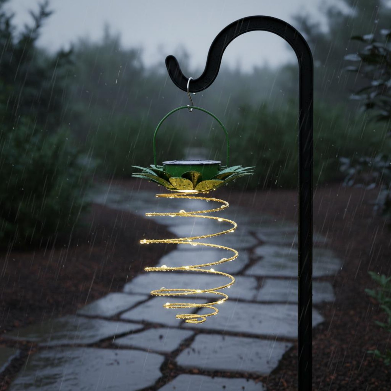 2 stuks zonne-ananaslamp water - Hanging Outdoor Lighting recensie en prijs