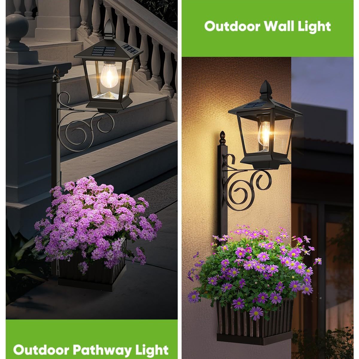 2-in-1 zonne-energie plantenla - Hanging Outdoor Lighting recensie en prijs