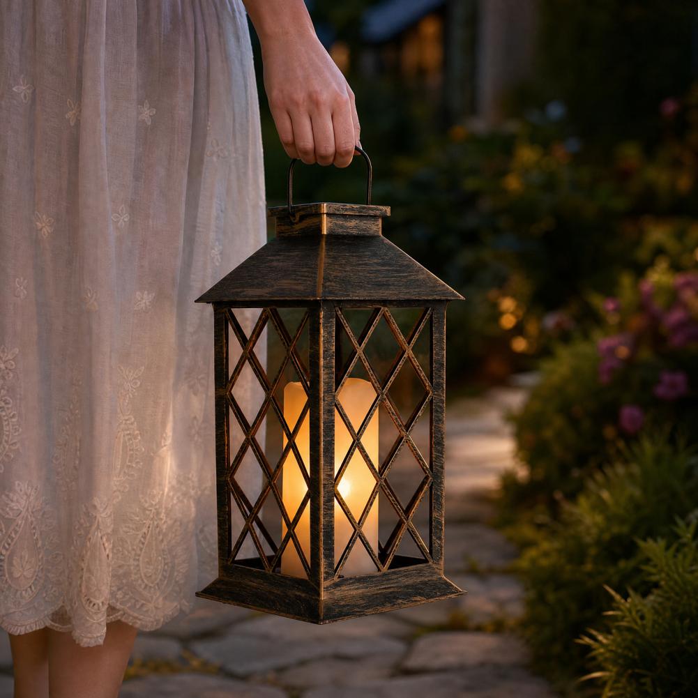 Retro zonnelantaarn, zonne-ene - Hanging Outdoor Lighting recensie en prijs
