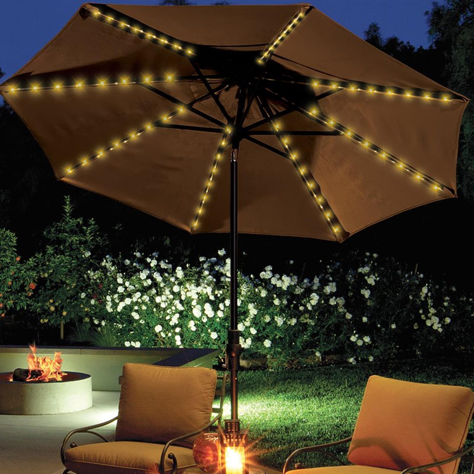 Zonne-parasol lichtsnoer 104 L - Outdoor Lighting Led Fixtures recensie en prijs
