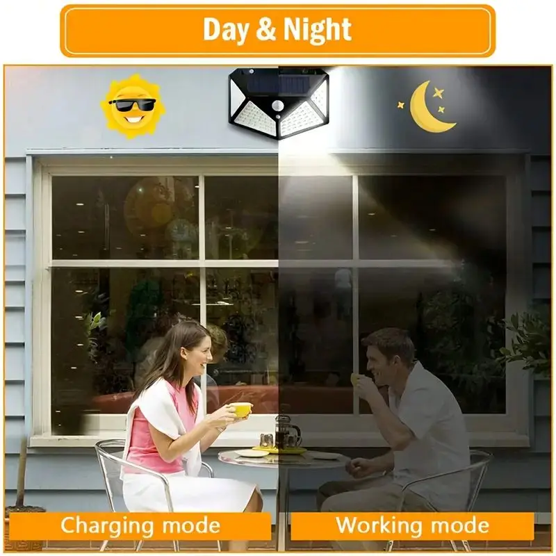 100LED buitenlamp op zonne-ene - Outdoor Lighting Yard recensie en prijs