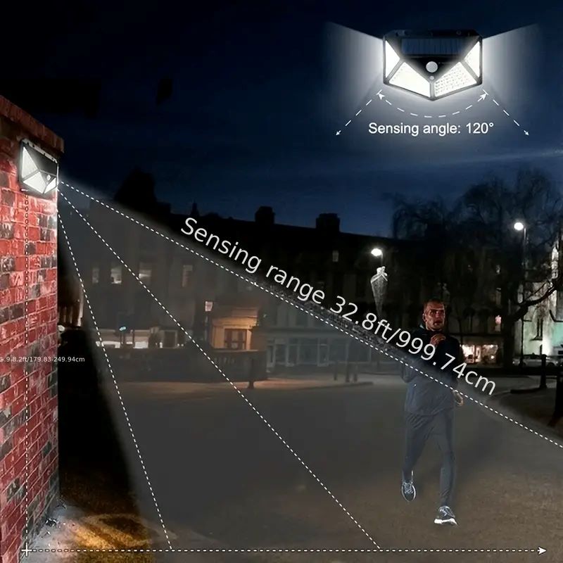 100LED buitenlamp op zonne-ene - Outdoor Lighting Yard recensie en prijs