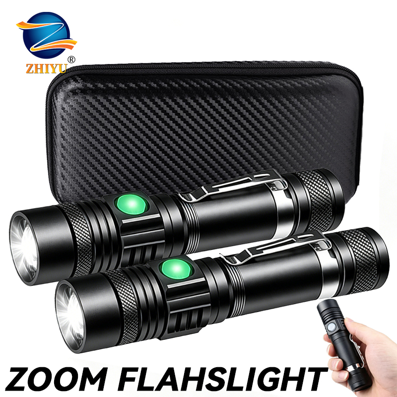 T6 LED oplaadbare zaklamp, 186 - Zinc Outdoor Lighting recensie en prijs