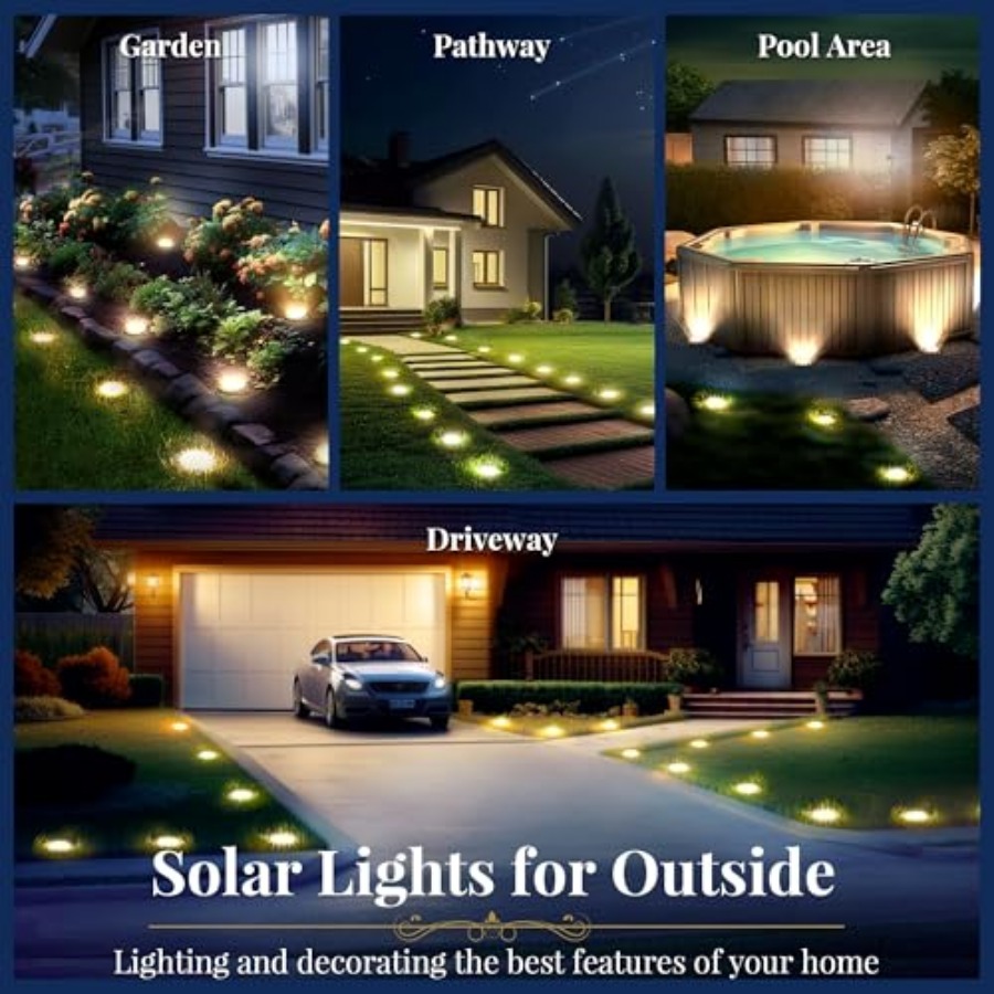 Solar Ground Lights Solar Ligh - Outdoor Lighting Yard recensie en prijs