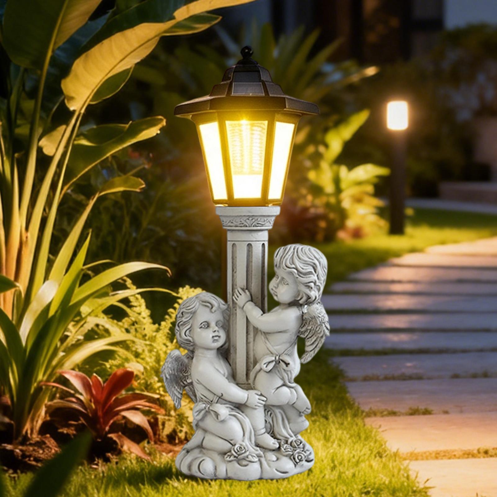 Tuinbeelden verlichten automat - Outdoor Lighting Yard recensie en prijs