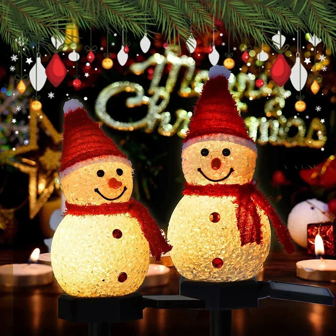 Kerstsneeuwman Solar Garden Li - Outdoor Lighting Yard recensie en prijs